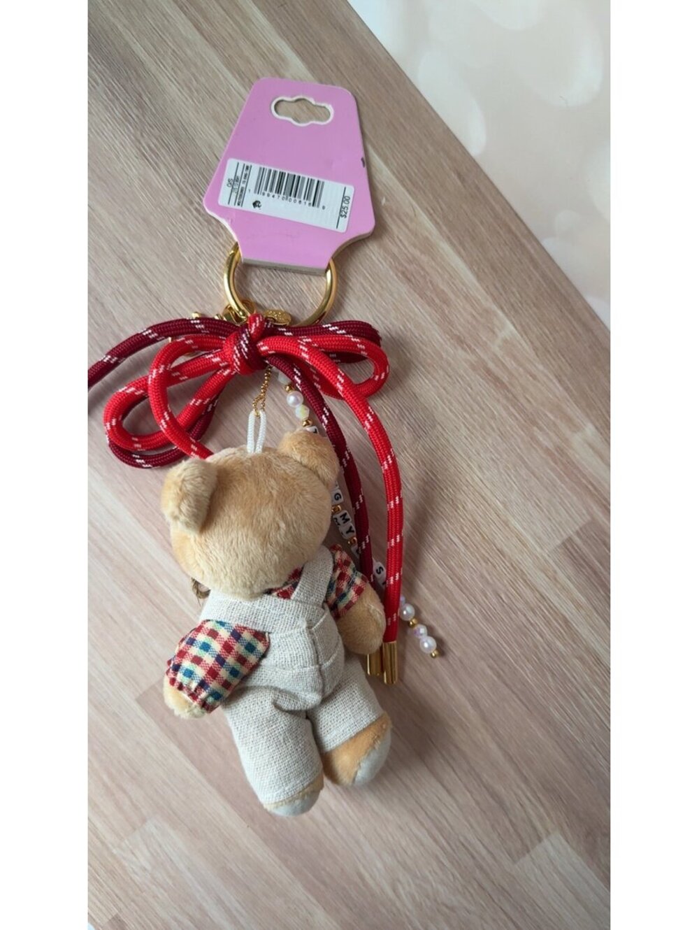 Little Words Project Bear Keychain - Picture 3 of 3